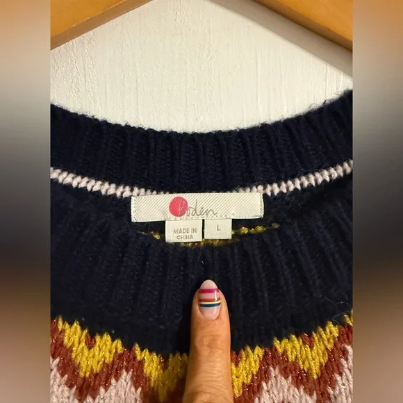 Anthropologie | Boden | Emma Fair Isle Sweater - Picture 3 of 9